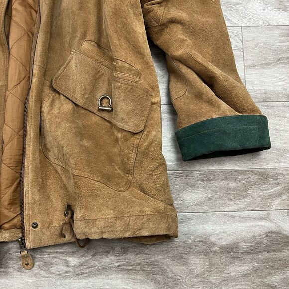 Vintage Global Identity G-III Suede Chore Coat 90s - Picture 7 of 16